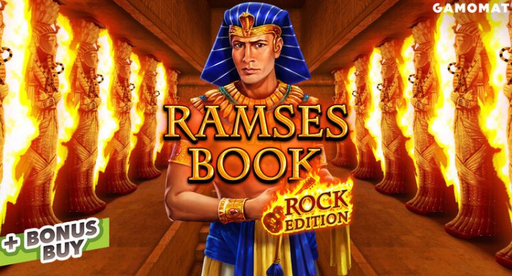 GAMOMAT launches Ramses Book Rock Edition with a bold music-inspired twist