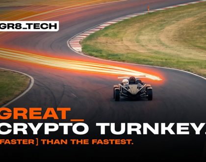 GR8_TECH tests GREAT_CRYPTO TURNKEY crypto speed at Donington Park 3 GR8_TECH tests GREAT_CRYPTO TURNKEY crypto speed at Donington Park
