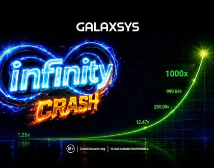 Galaxsys launches Infinity with a continuous crash game format