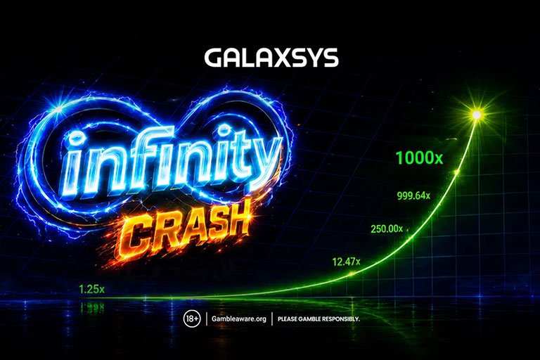Galaxsys launches Infinity with a continuous crash game format