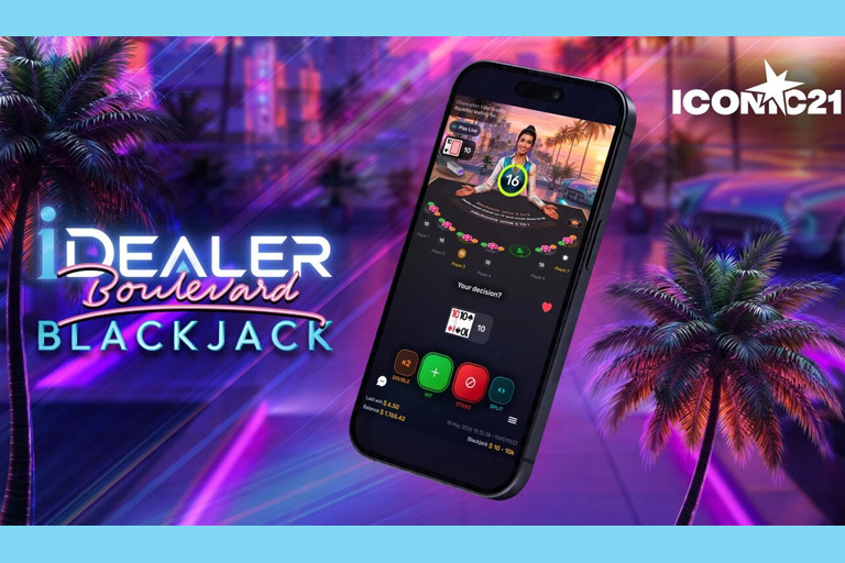 ICONIC21 launches iDealer Boulevard Blackjack with AI-powered dealer