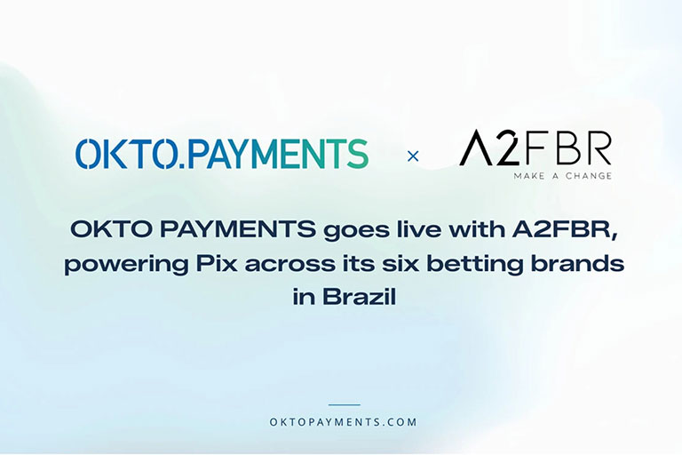 OKTO PAYMENTS goes live with A2FBR across six betting brands in Brazil