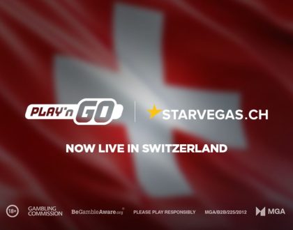 Play’n GO brings premium casino content to StarVegas.ch in Switzerland