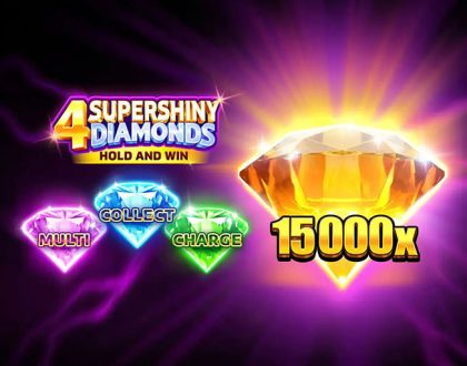 Playson startet 4 Supershiny Diamonds mit 10.000x Super Jackpot 5 Playson launches 4 Supershiny Diamonds: Hold and Win with 10,000x Super Jackpot