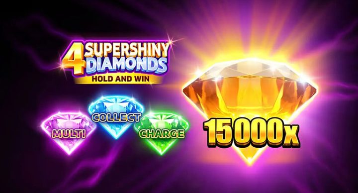 Playson launches 4 Supershiny Diamonds: Hold and Win with 10,000x Super Jackpot