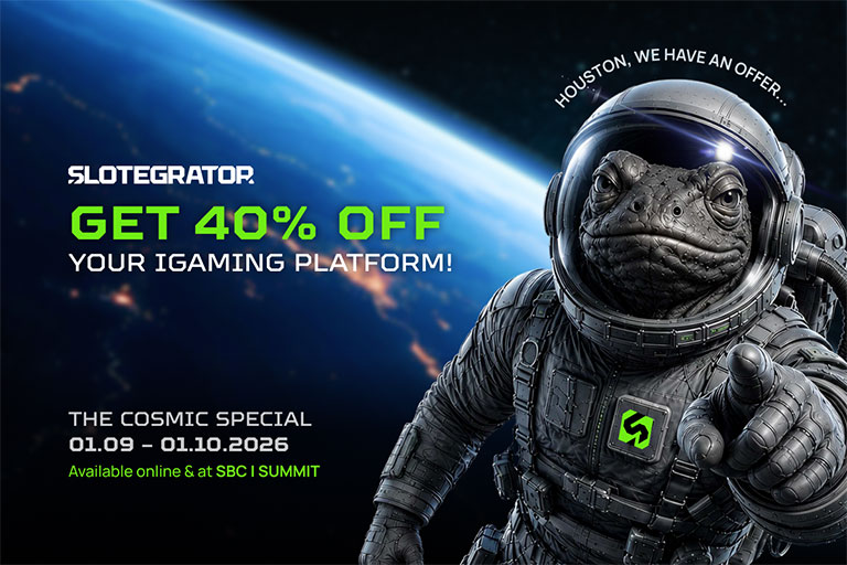 Slotegrator launches Cosmic Special with 40% off its turnkey casino platform from 1 September to 1 October 2026