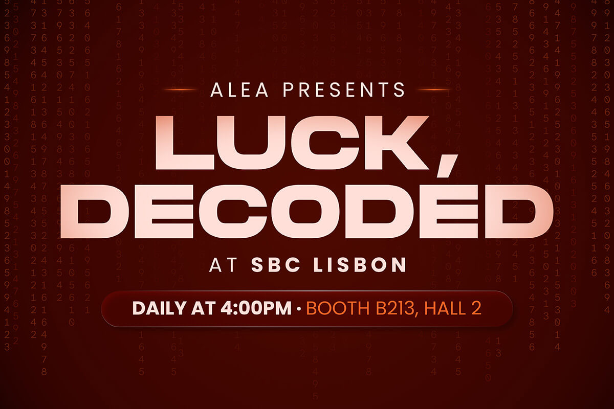 Alea Brings ‘Luck Decoded’ to SBC Summit Lisbon 2 Alea Brings ‘Luck Decoded’ to SBC Summit Lisbon