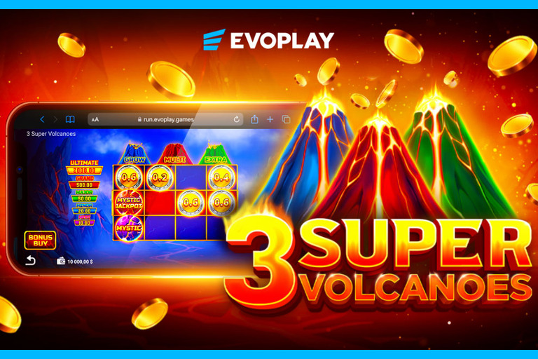 Evoplay launches 3 Super Volcanoes with three dynamic bonus boosters