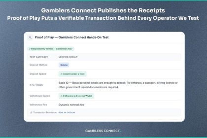Gamblers Connect launches Proof of Play for transparent operator reviews 7 Gamblers Connect launches Proof of Play for transparent operator reviews