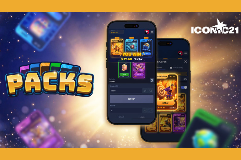 ICONIC21 introduces Packs with collectible card-style instant-win play