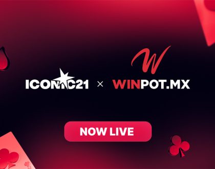 ICONIC21 live casino content launches at Winpot MX