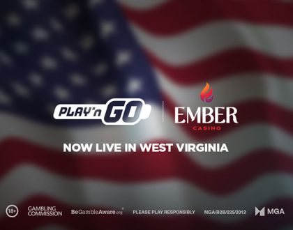 Play’n GO launches on Ember Casino in West Virginia as US expansion grows