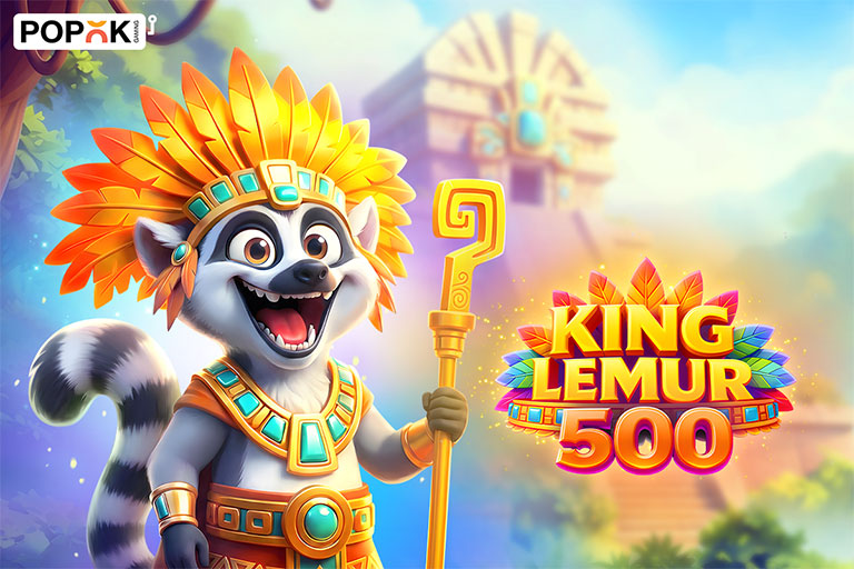 PopOK Gaming launches King Lemur 500 with x500 Super Wild feature