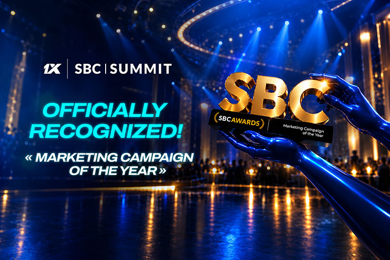 1xBet receives the Marketing Campaign of the Year award at SBC Awards 2026 2 1xBet receives the Marketing Campaign of the Year award at SBC Awards 2026