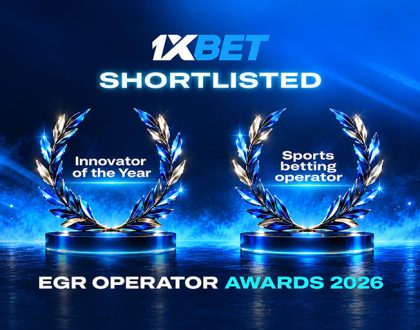 1xBet für EGR Operator Awards 2026 in zwei wichtigen Kategorien nominiert 5 1xBet shortlisted for EGR Operator Awards 2026 in two major categories