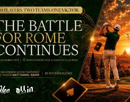 Alea and ALL IN Platform prepare for Rome golf rematch on 2 November