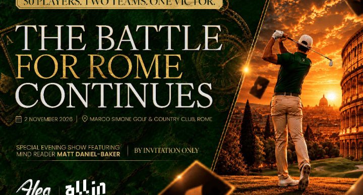 Alea and ALL IN Platform prepare for Rome golf rematch on 2 November 18 Alea and ALL IN Platform prepare for Rome golf rematch on 2 November