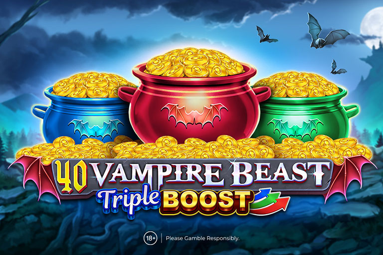 Amusnet bringt den 40 Vampire Beast Triple Boost Golden Coins Link Slot 2 Amusnet launches the 40 Vampire Beast Triple Boost Golden Coins Link slot
