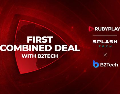 B2Tech integrates RubyPlay content and Splash Tech jackpots across Africa