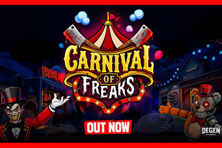 DEGEN Studios introduces Carnival of Freaks slot with a 20,000x max win