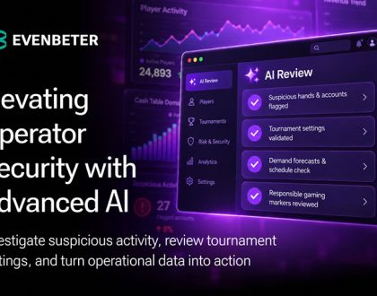 Evenbeter expands AI-powered tools for poker and casino back-office teams