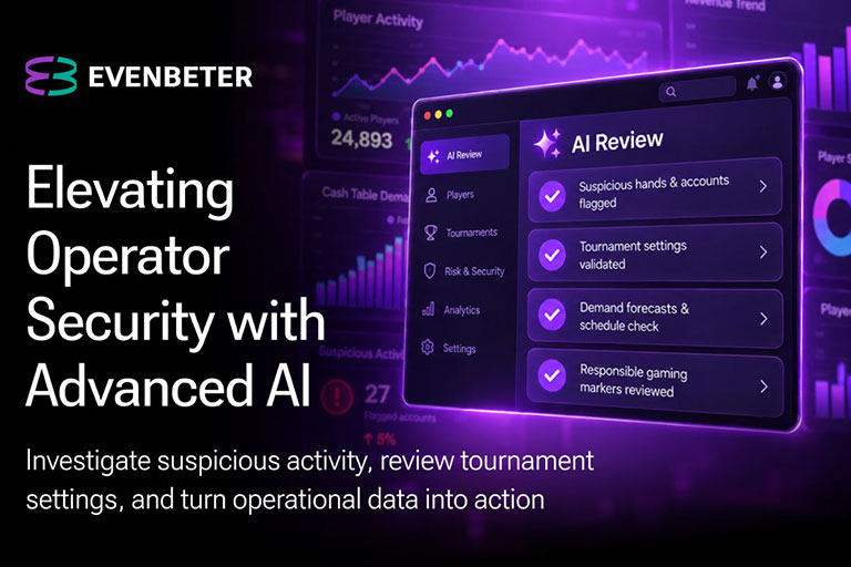Evenbeter expands AI-powered tools for poker and casino back-office teams