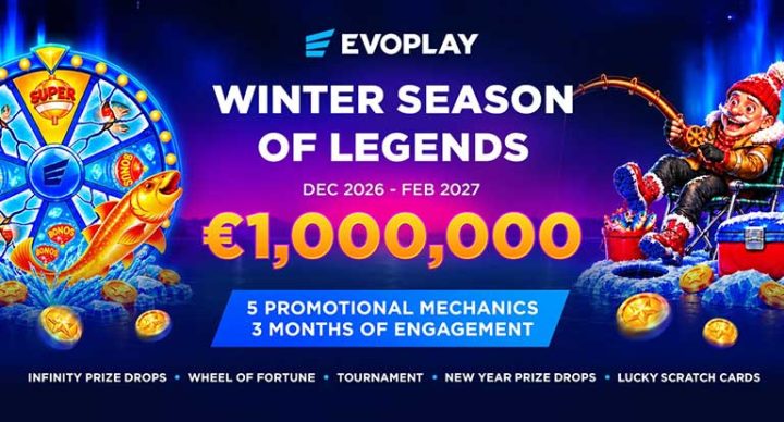 Evoplay unveils its Winter Season of Legends with €1 million in prizes 37 Evoplay unveils its Winter Season of Legends with €1 million in prizes