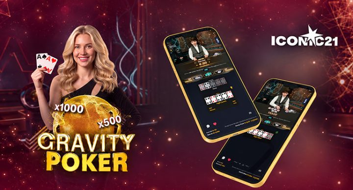 ICONIC21 launches Gravity Poker with Texas Hold’em and 1,000x multipliers