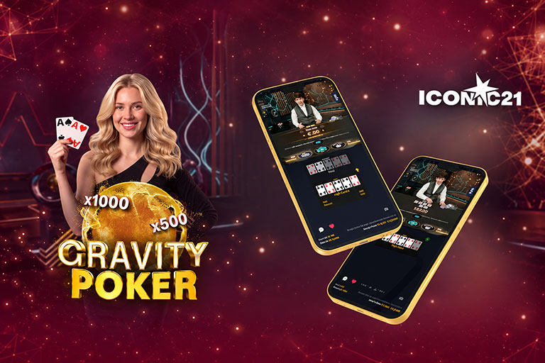 ICONIC21 launches Gravity Poker with Texas Hold’em and 1,000x multipliers