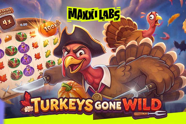 Maxxi Labs releases Turkeys Gone Wild with cascading reels and Free Spins