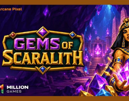 Million Games launches Gems of Scaralith, a slot with gems and respins