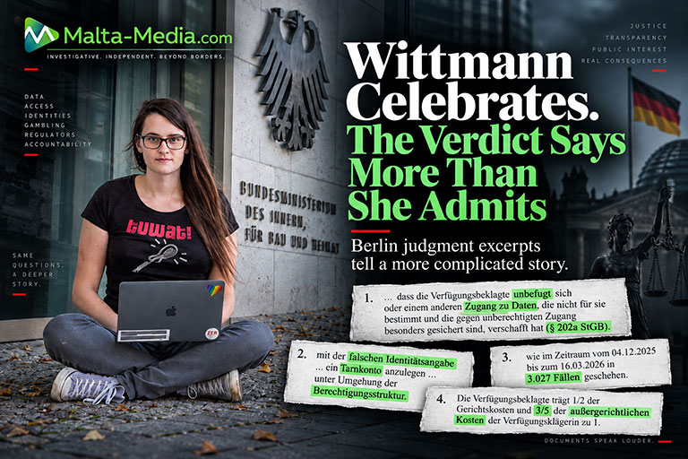 Ms Wittmann celebrates Berlin ruling despite MGA hacking findings