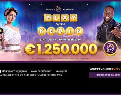 Pragmatic Play launches €1.25m Kevin Hart live casino campaign in 2026