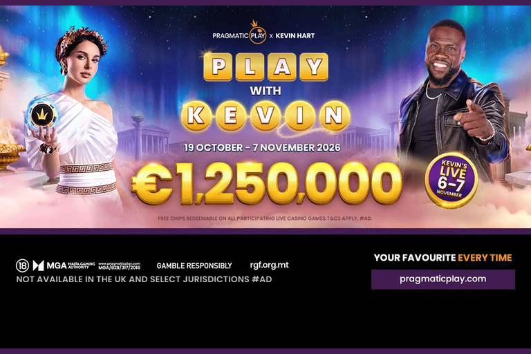 Malta Media News: Your Gateway to iGaming and Business Success! 82 Pragmatic Play launches €1.25m Kevin Hart live casino campaign in 2026