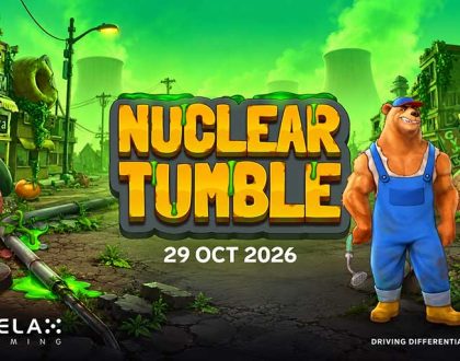 Relax Gaming startet Nuclear Tumble in Zusammenarbeit mit CasinoGrounds 3 Relax Gaming launches Nuclear Tumble in collaboration with CasinoGrounds