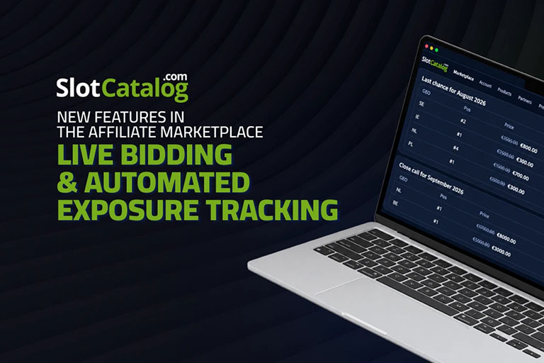 SlotCatalog upgrades its affiliate marketplace with new live bidding tools