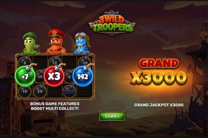 Spinomenal introduces 3 Wild Troopers slot with explosive bonus mechanics