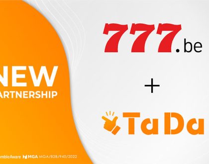 TaDa Gaming partners with 777.be to strengthen Belgian casino presence 3 TaDa Gaming partners with 777.be to strengthen Belgian casino presence