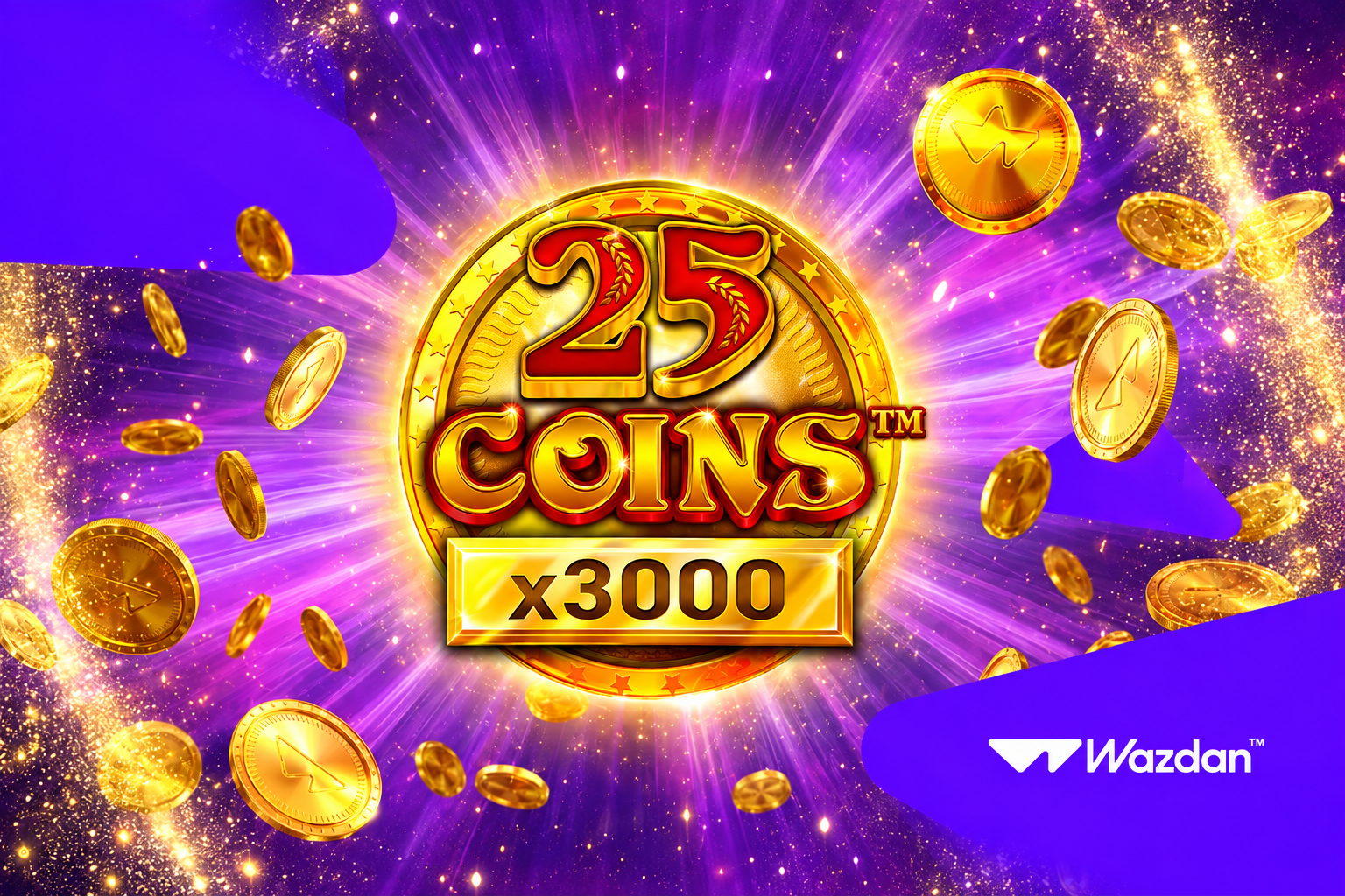 Wazdan expands its Coins series with 25 Coins x3000 and jackpot features