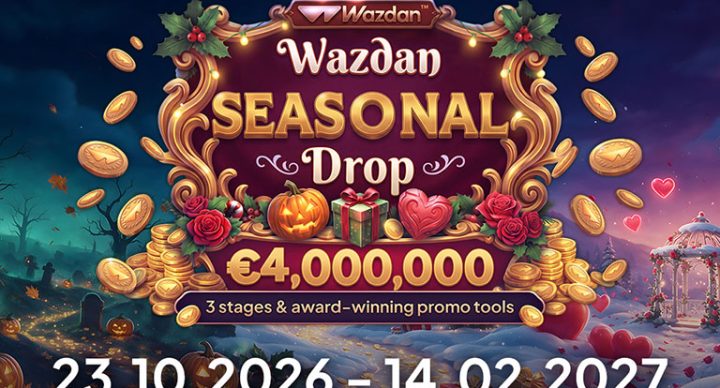 Wazdan launches €4m Seasonal Drop campaign spanning three major holidays