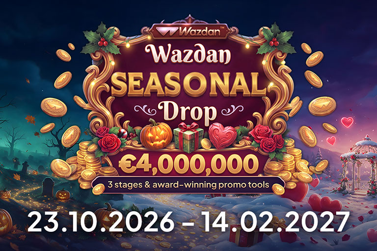 Wazdan launches €4m Seasonal Drop campaign spanning three major holidays